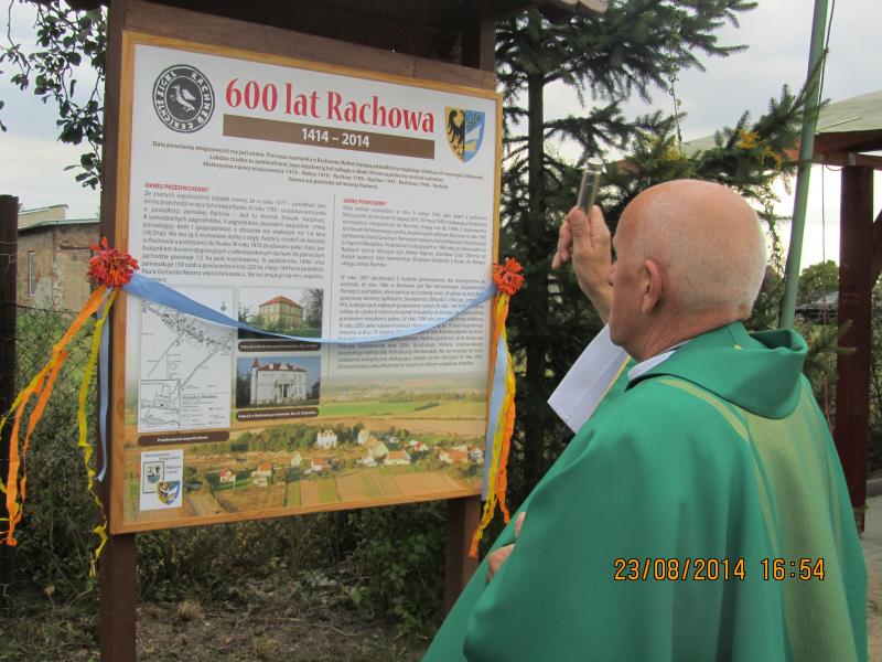 Uczczono jubileusz 600 – lecia wsi Rachw 