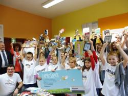 Kostomoty - Kindloteka 2017 w Szkole Podstawowej w Mieczkowie