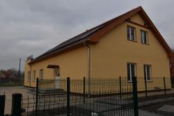 Malczyce -  Prace przy budowie wietlicy wiejskiej w Mazurowicach na finiszu