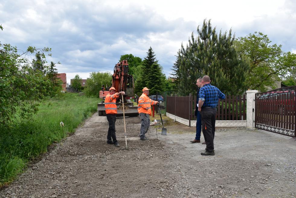 Prace remontowe nawierzchni drg w gminie Malczyce