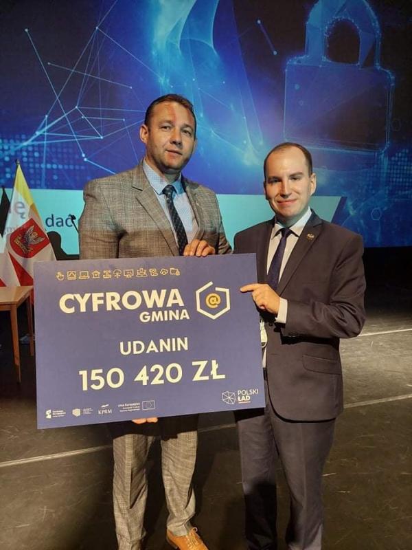 Promesa dla gminy Udanin - 150 420 z - program „Cyfrowa gmina” 