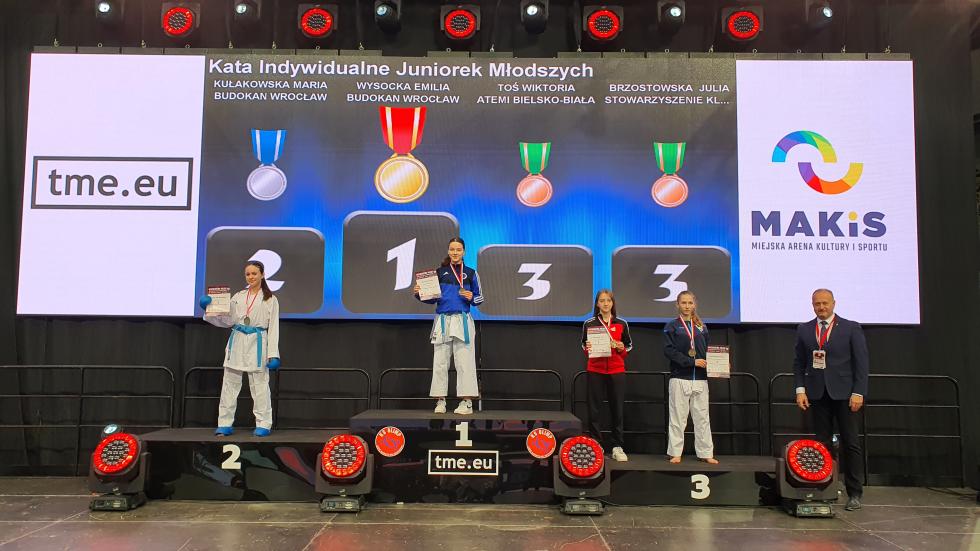 Emilia Wysocka Mistrzynią Polski w karate