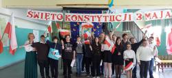 Udanin - Narodowe Święto Konstytucji 3 Maja w Szkole Podstawowej w Udaninie