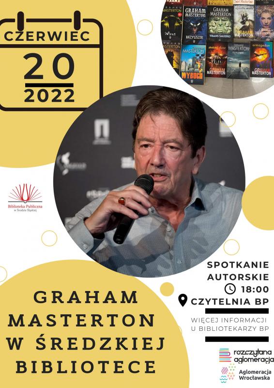 Już 20 czerwca Graham Masterton będzie w średzkiej bibliotece