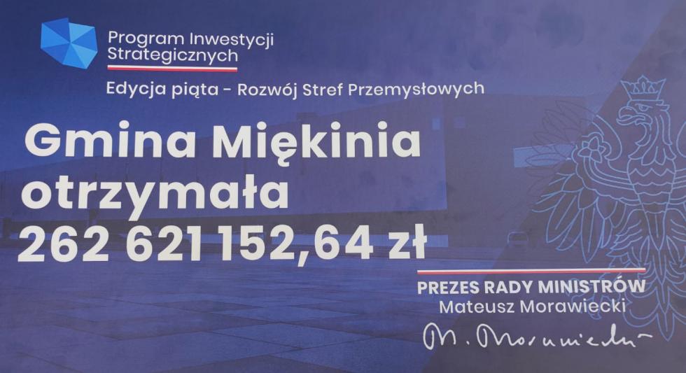 Rekordowa dotacja dla gminy Miękinia