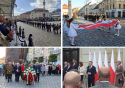 Środa Śląska - Gminne i centralne obchody 232. rocznicy Konstytucji 3 Maja 